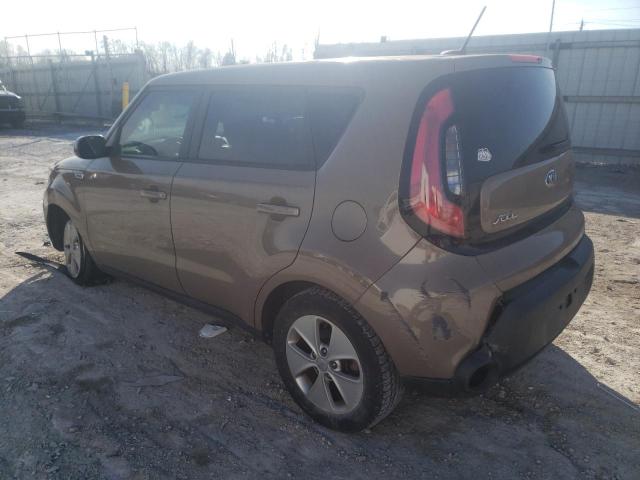 KNDJN2A28G7306723 - 2016 KIA SOUL TAN photo 2