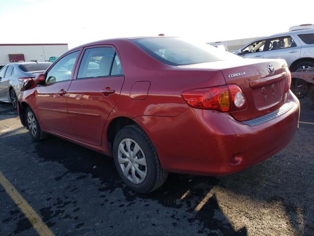 1NXBU4EE7AZ211680 - 2010 TOYOTA COROLLA BASE RED photo 2