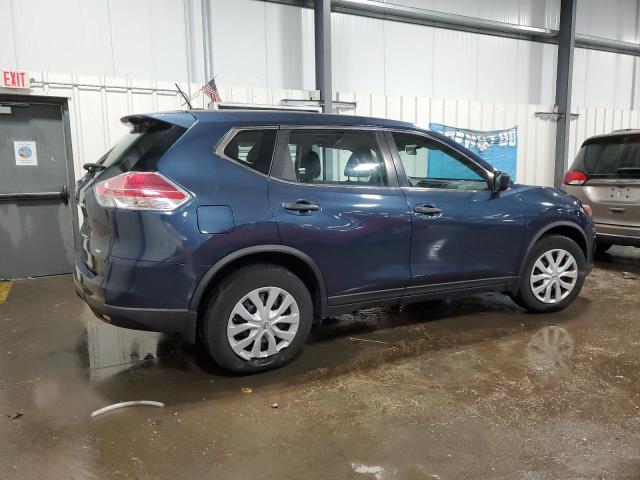 KNMAT2MV8GP662200 - 2016 NISSAN ROGUE S BLUE photo 3