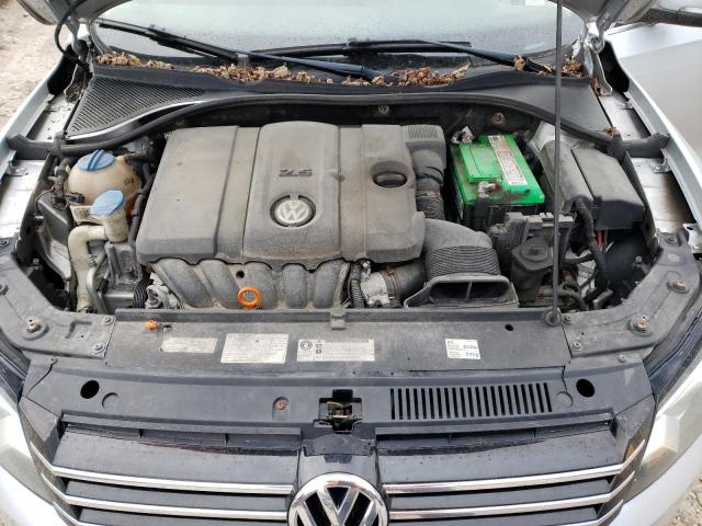 1VWBP7A33DC030228 - 2013 VOLKSWAGEN PASSAT SE SILVER photo 11