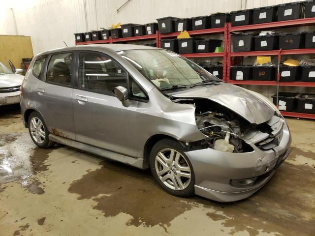 JHMGD37637S004197 - 2007 HONDA FIT S 银色 照片 4