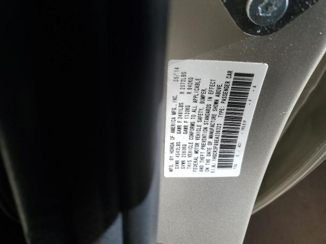 1HGCR3F89EA036323 - 2014 HONDA ACCORD EXL GOLD photo 13