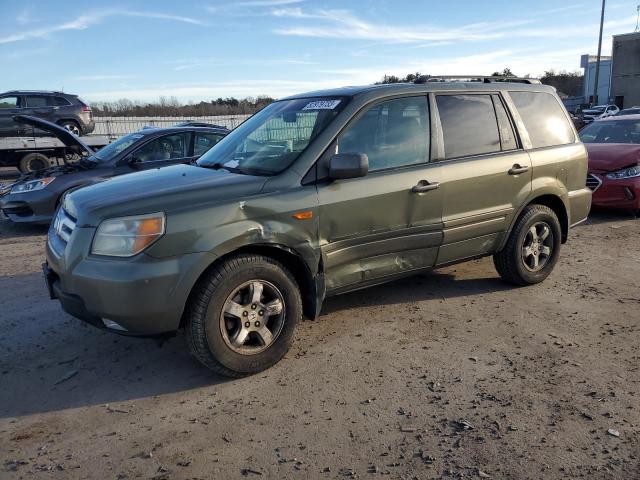 5FNYF18597B006950 - 2007 HONDA PILOT EXL GREEN photo 1