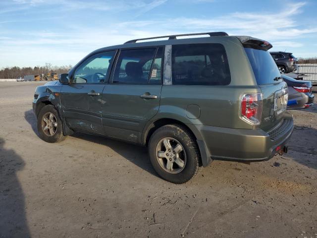 5FNYF18597B006950 - 2007 HONDA PILOT EXL GREEN photo 2