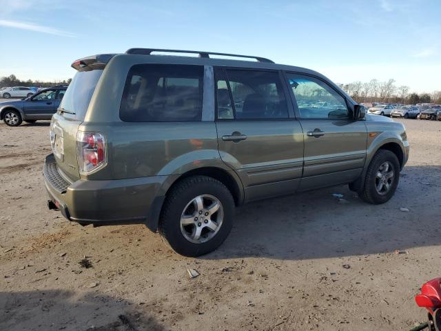 5FNYF18597B006950 - 2007 HONDA PILOT EXL GREEN photo 3