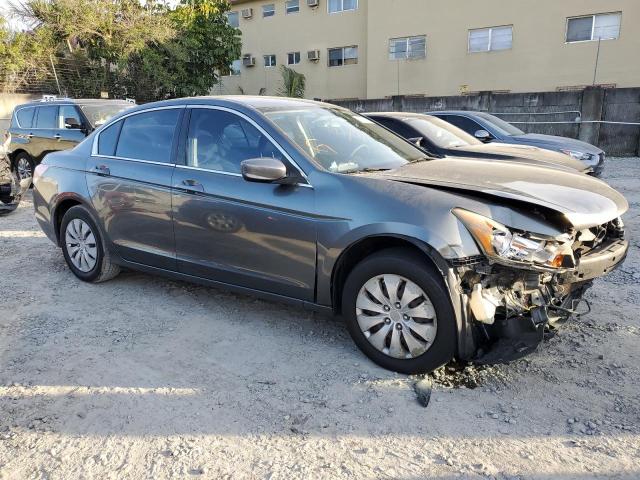 1HGCP2F32CA032485 - 2012 HONDA ACCORD LX GRAY photo 4