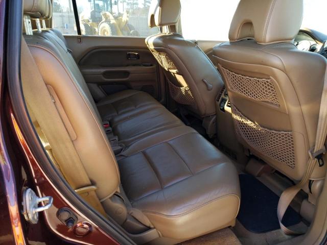 5FNYF18598B010384 - 2008 HONDA PILOT EXL MAROON photo 11