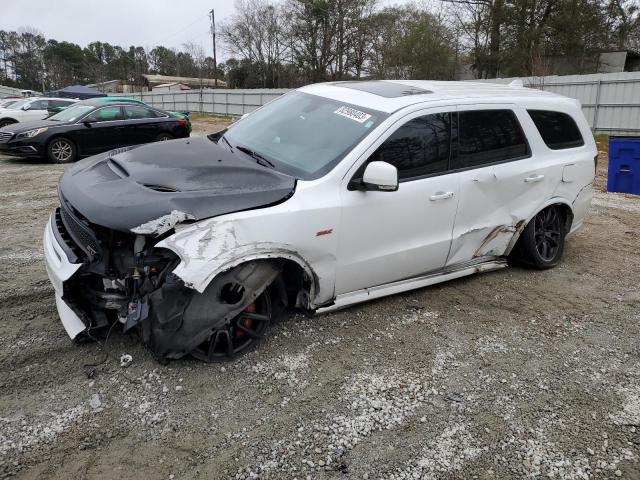 1C4SDJGJ9JC213790 - 2018 DODGE DURANGO SRT WHITE photo 1