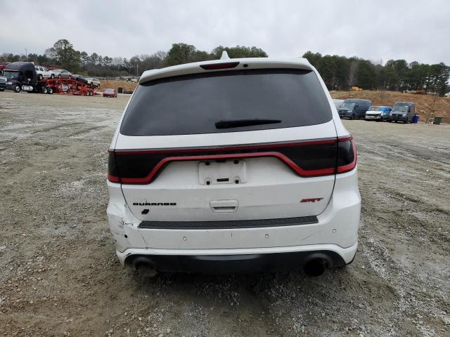 1C4SDJGJ9JC213790 - 2018 DODGE DURANGO SRT WHITE photo 6