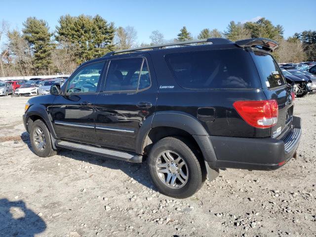 5TDBT48A07S282247 - 2007 TOYOTA SEQUOIA LIMITED BLACK photo 2