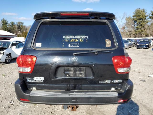 5TDBT48A07S282247 - 2007 TOYOTA SEQUOIA LIMITED BLACK photo 6