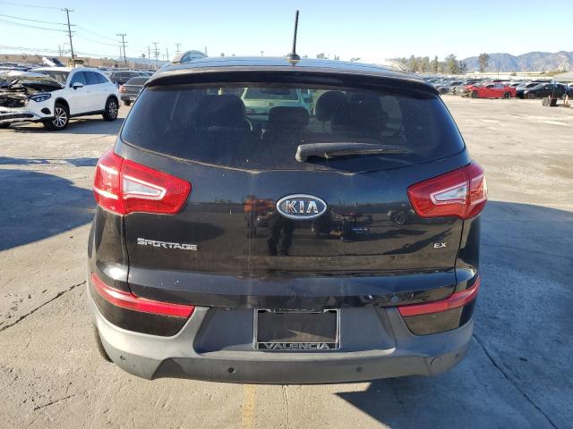 KNDPC3A21C7175649 - 2012 KIA SPORTAGE EX BLACK photo 6