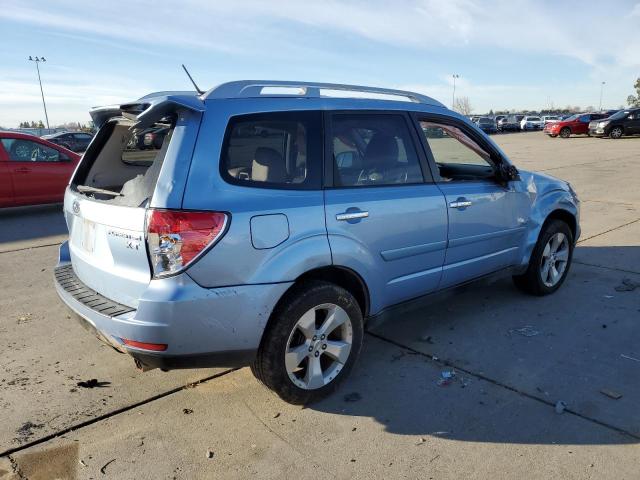 JF2SHGGC3BH716536 - 2011 SUBARU FORESTER TOURING BLUE photo 3