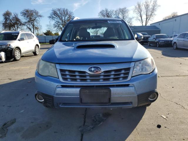 JF2SHGGC3BH716536 - 2011 SUBARU FORESTER TOURING BLUE photo 5