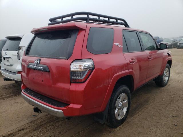 JTERU5JR2P6110153 - 2023 TOYOTA 4RUNNER SE RED photo 3