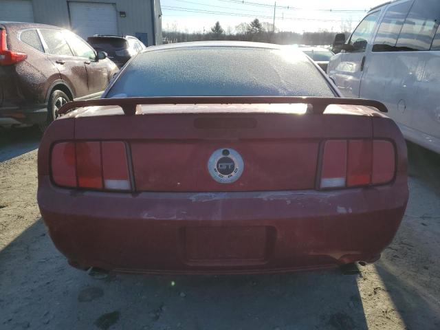 1ZVFT82H165147181 - 2006 FORD MUSTANG GT BURGUNDY photo 6