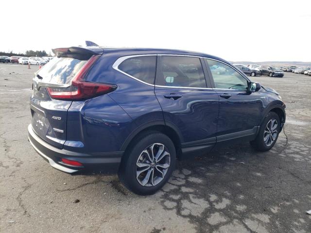 5J6RT6H82NL054671 - 2022 HONDA CR-V EXL BLUE photo 3