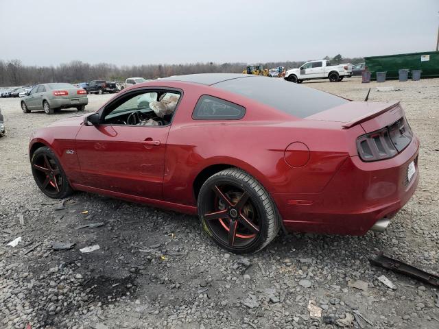 1ZVBP8CF7E5203445 - 2014 FORD MUSTANG GT MAROON photo 2