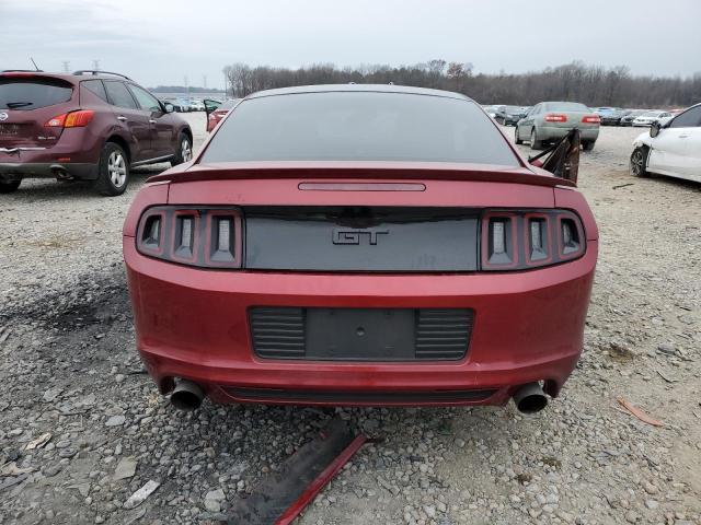 1ZVBP8CF7E5203445 - 2014 FORD MUSTANG GT MAROON photo 6