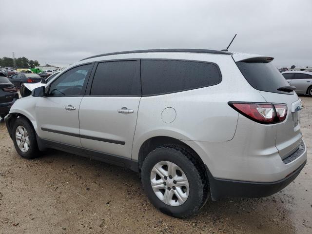 1GNKRFKD0FJ381019 - 2015 CHEVROLET TRAVERSE LS SILVER photo 2