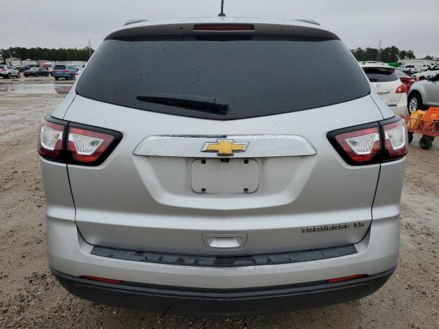 1GNKRFKD0FJ381019 - 2015 CHEVROLET TRAVERSE LS SILVER photo 6