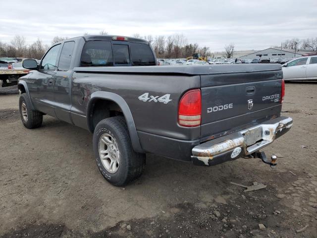 1D7HG42N54S542399 - 2004 DODGE DAKOTA SLT GRAY photo 2