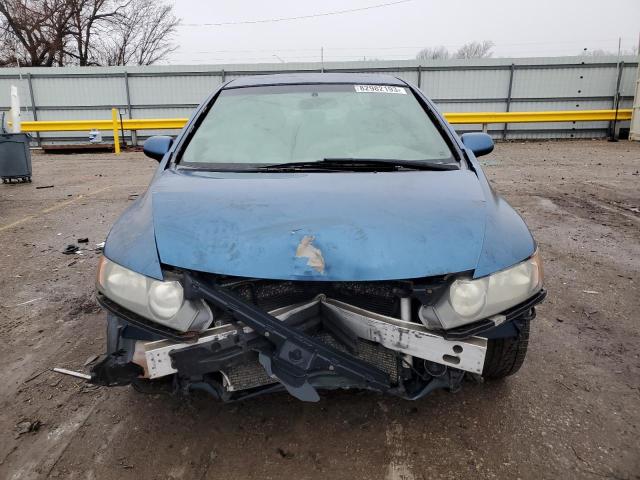 1HGFA16846L129667 - 2006 HONDA CIVIC EX BLUE photo 5