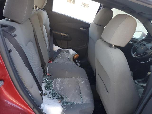 1G1JA6SH5C4120714 - 2012 CHEVROLET SONIC LS RED photo 11