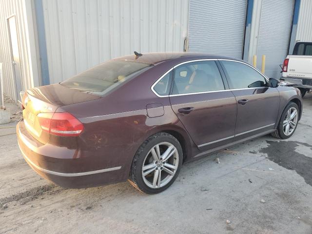 1VWCN7A35EC055711 - 2014 VOLKSWAGEN PASSAT SEL MAROON photo 3