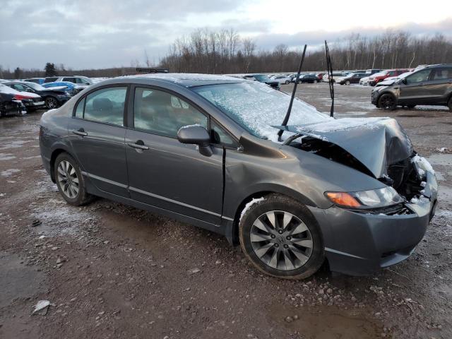 2HGFA16899H312175 - 2009 HONDA CIVIC EX GRAY photo 4