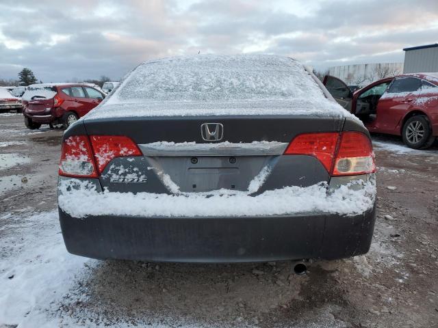 2HGFA16899H312175 - 2009 HONDA CIVIC EX GRAY photo 6