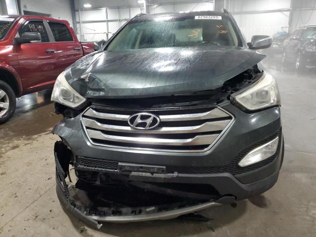 5XYZUDLB2DG055310 - 2013 HYUNDAI SANTA FE S GREEN photo 5