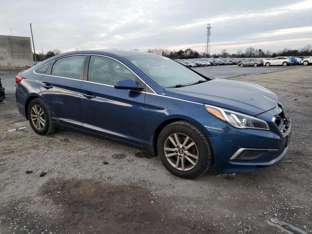 5NPE24AF0HH486995 - 2017 HYUNDAI SONATA SE BLUE photo 4