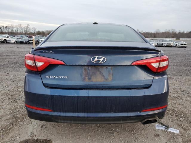 5NPE24AF0HH486995 - 2017 HYUNDAI SONATA SE BLUE photo 6