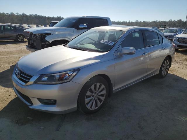 1HGCR3F87EA002302 - 2014 HONDA ACCORD EXL SILVER photo 1