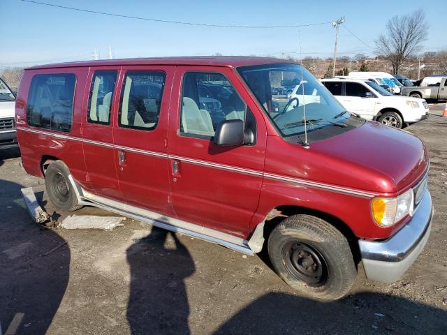 1FDRE1426YHB63044 - 2000 FORD ECONOLINE E150 VAN RED photo 4