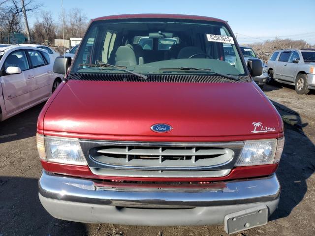 1FDRE1426YHB63044 - 2000 FORD ECONOLINE E150 VAN RED photo 5