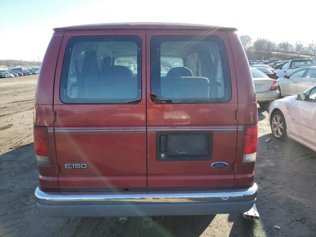 1FDRE1426YHB63044 - 2000 FORD ECONOLINE E150 VAN RED photo 6