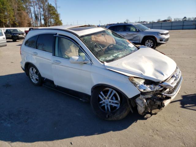 5J6RE3H7XBL014513 - 2011 HONDA CR-V EXL WHITE photo 4