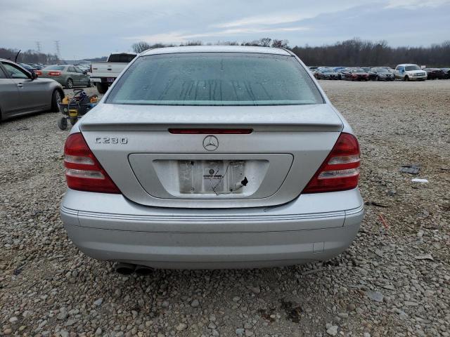 WDBRF52H47E025811 - 2007 MERCEDES-BENZ C 230 SILVER photo 6