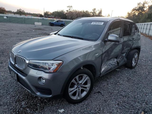 5UXWX7C52G0R17746 - 2016 BMW X3 XDRIVE35I SILVER photo 1