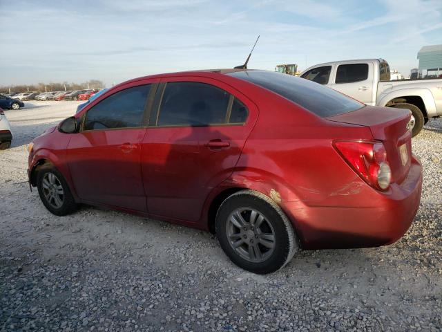 1G1JA5SH6C4126256 - 2012 CHEVROLET SONIC LS RED photo 2