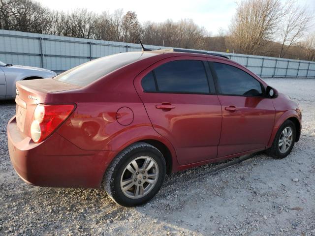 1G1JA5SH6C4126256 - 2012 CHEVROLET SONIC LS RED photo 3