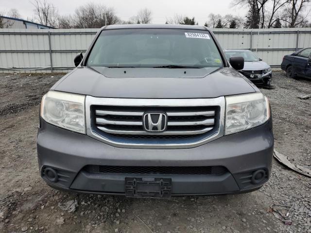 5FNYF3H29EB005974 - 2014 HONDA PILOT LX BLUE photo 5