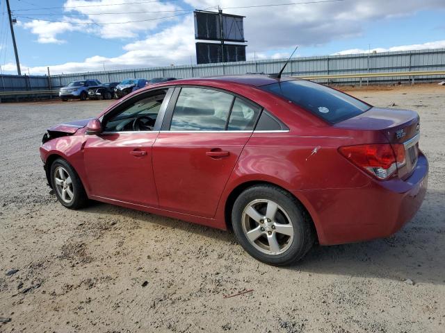 1G1PF5SCXC7302255 - 2012 CHEVROLET CRUZE LT RED photo 2