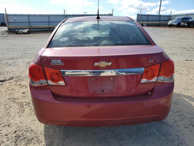 1G1PF5SCXC7302255 - 2012 CHEVROLET CRUZE LT RED photo 6