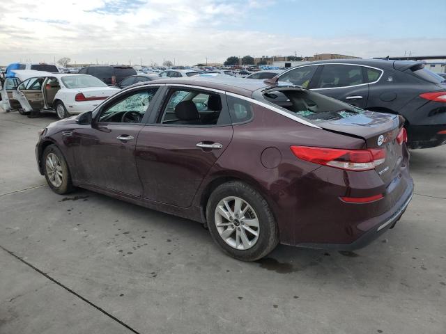 5XXGT4L32KG280332 - 2019 KIA OPTIMA LX MAROON photo 2