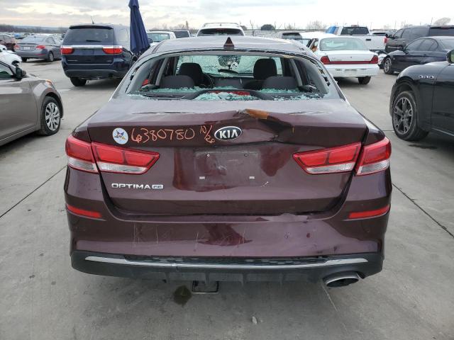 5XXGT4L32KG280332 - 2019 KIA OPTIMA LX MAROON photo 6