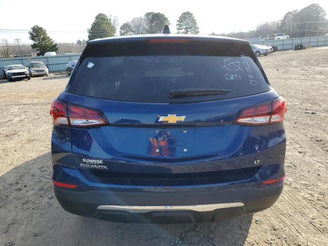 3GNAXKEV5NL299860 - 2022 CHEVROLET EQUINOX LT BLUE photo 6