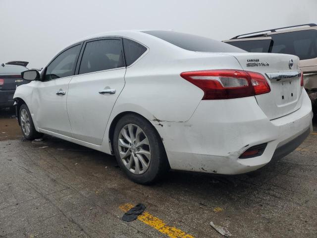 3N1AB7AP8KY311562 - 2019 NISSAN SENTRA S WHITE photo 2